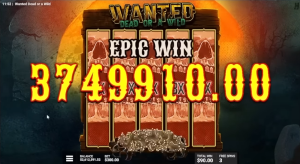 wanted dead or wild max win